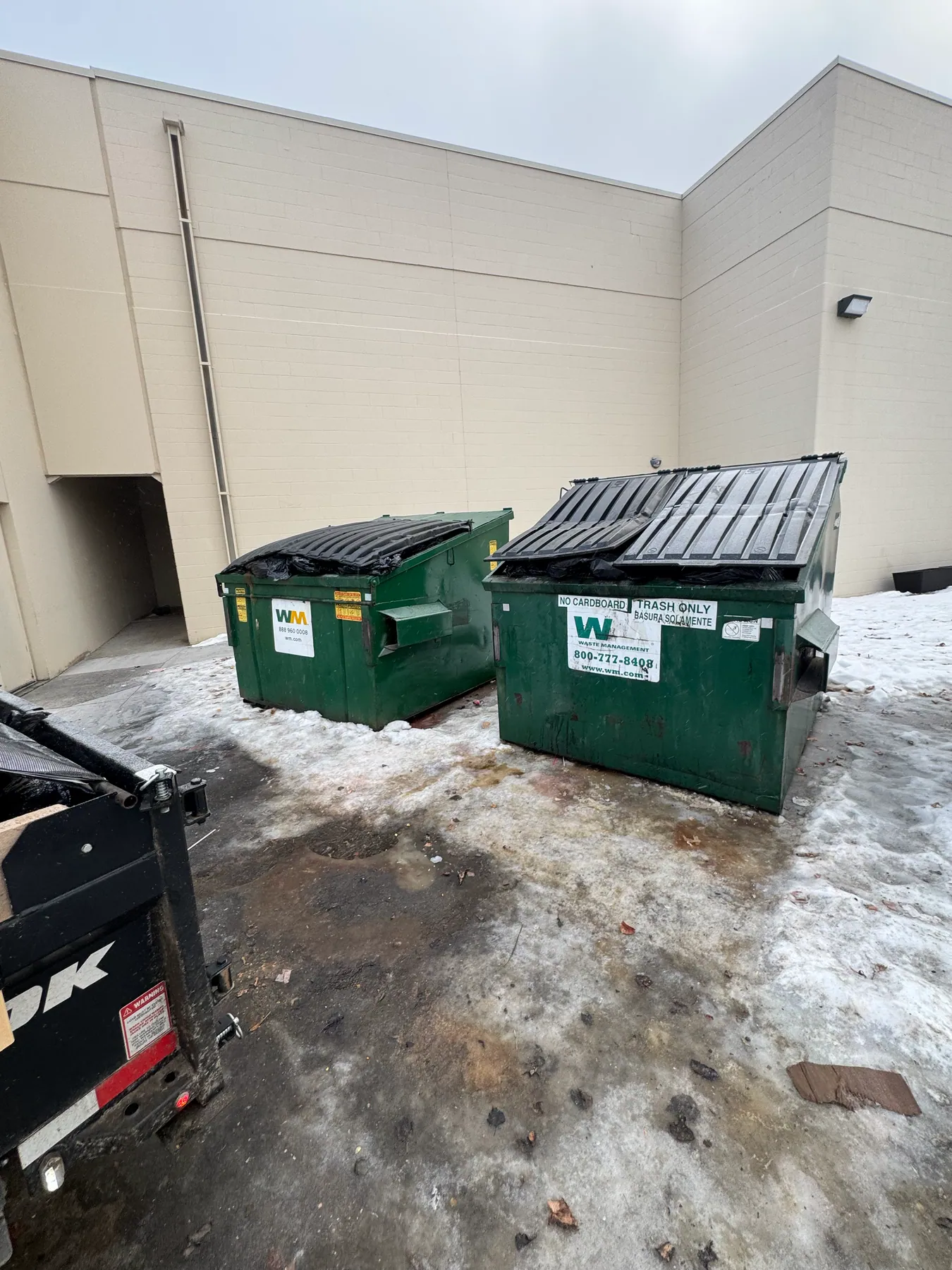 Dumpster-area cleanup — after