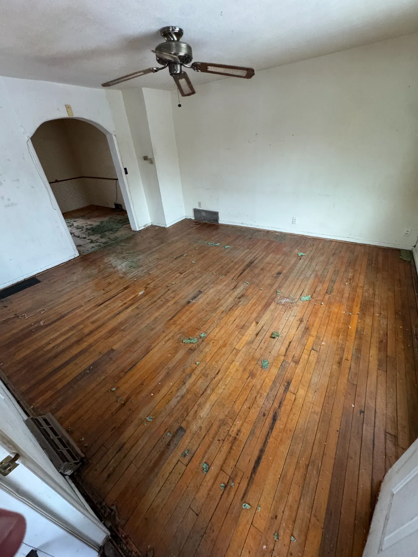 Living room furniture cleanout — after